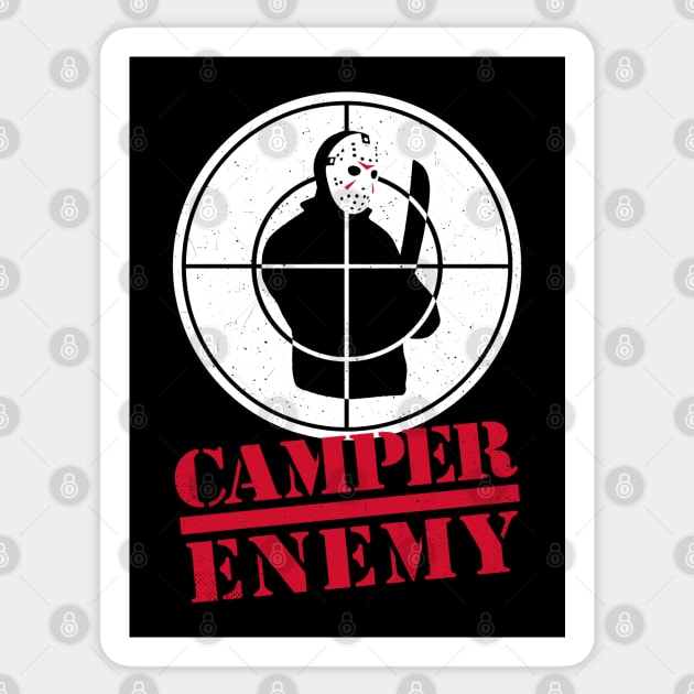 Camper Enemy Sticker by Getsousa